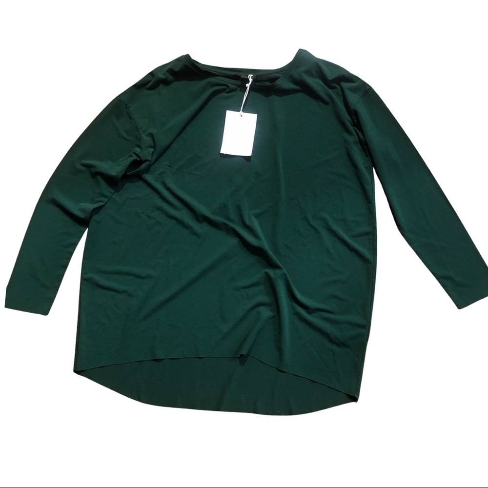 COPY - COS forest green blouse size small. MISSING TAGS